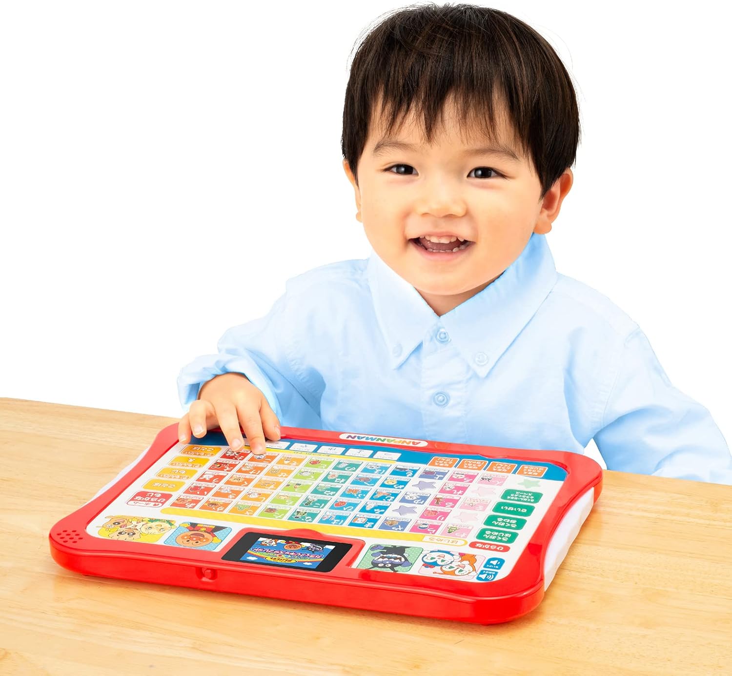 アガツマ(AGATSUMA) アンパンマン 見て! 触って! 学べるあいうえお カラーナビキッズタブレット (対象年齢:2歳以上)
