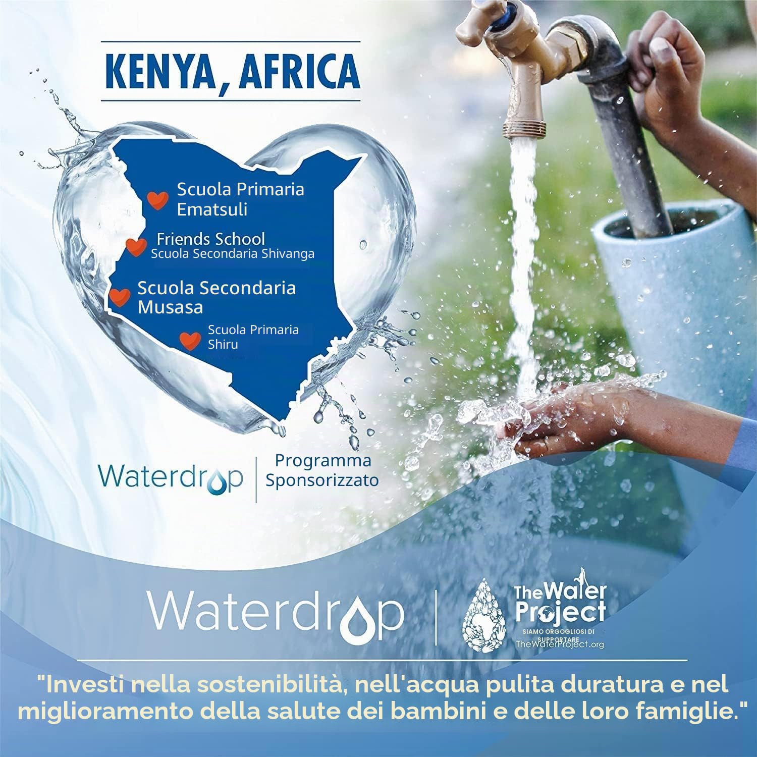 Waterdrop WD-FF-01A, filtro di ricambio per acqua WD-FC-01, WD-FC-02, WD-FC-04, riduce cloro, sapore e odore, dura fino a 9 mesi (confezione da 3)