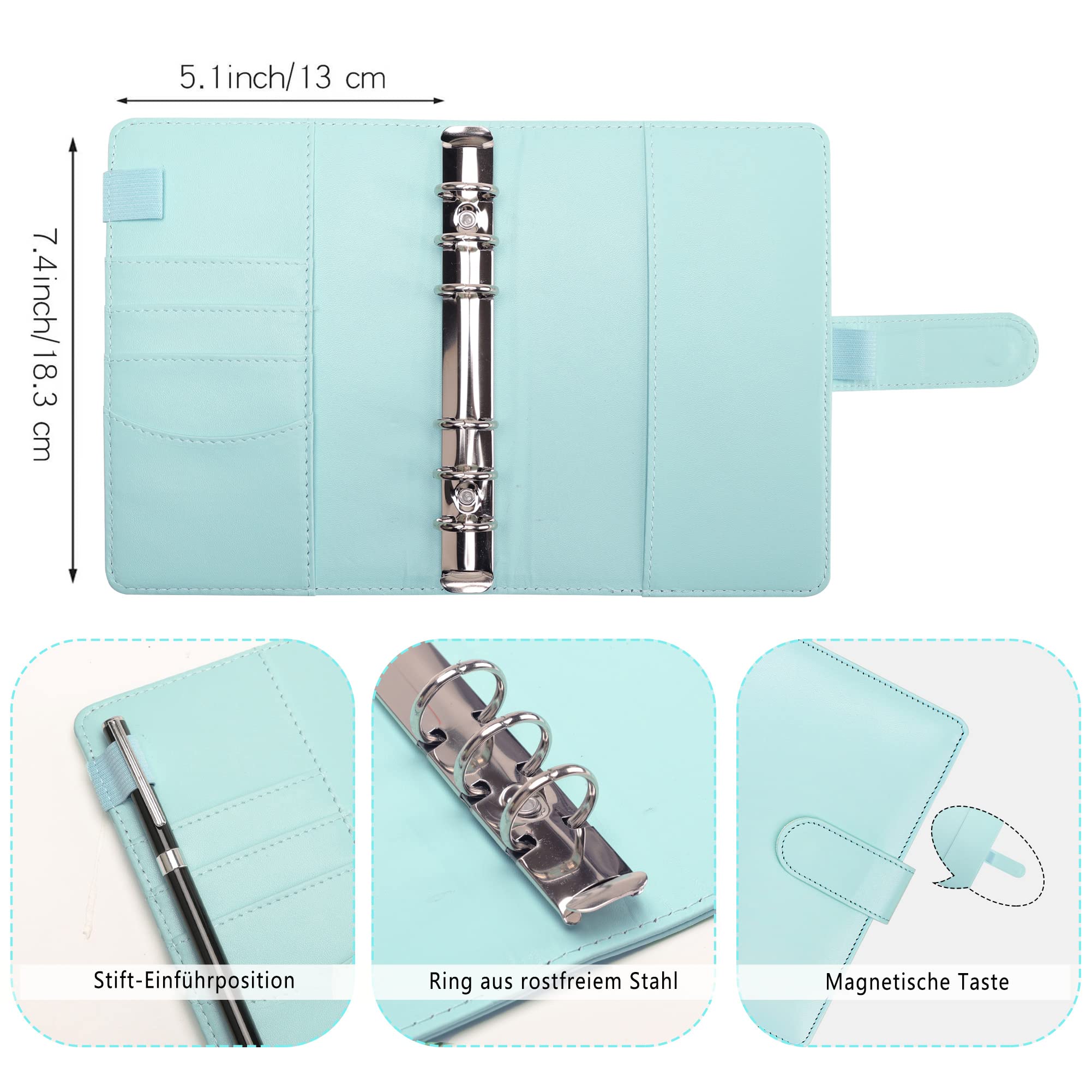 Budget Planner Con Buste A6 - Organizzatore Soldi, Fogli Di Budget, Adesivi - Foto 11