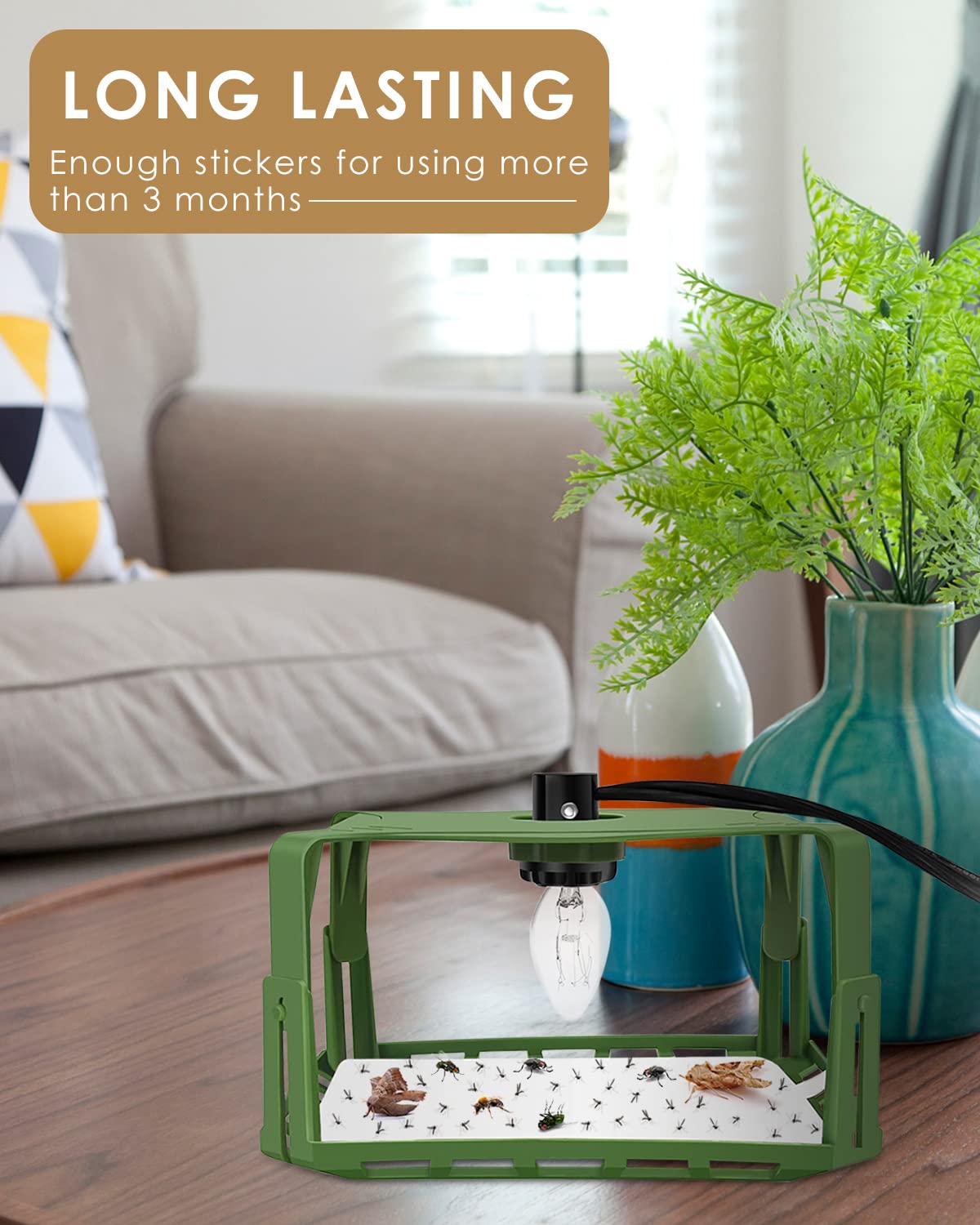 TINDTOP 60個パック 6インチ 交換用グルーボード Terro T230 T231用 屋内用グルーボード 詰め替え用粘着カー