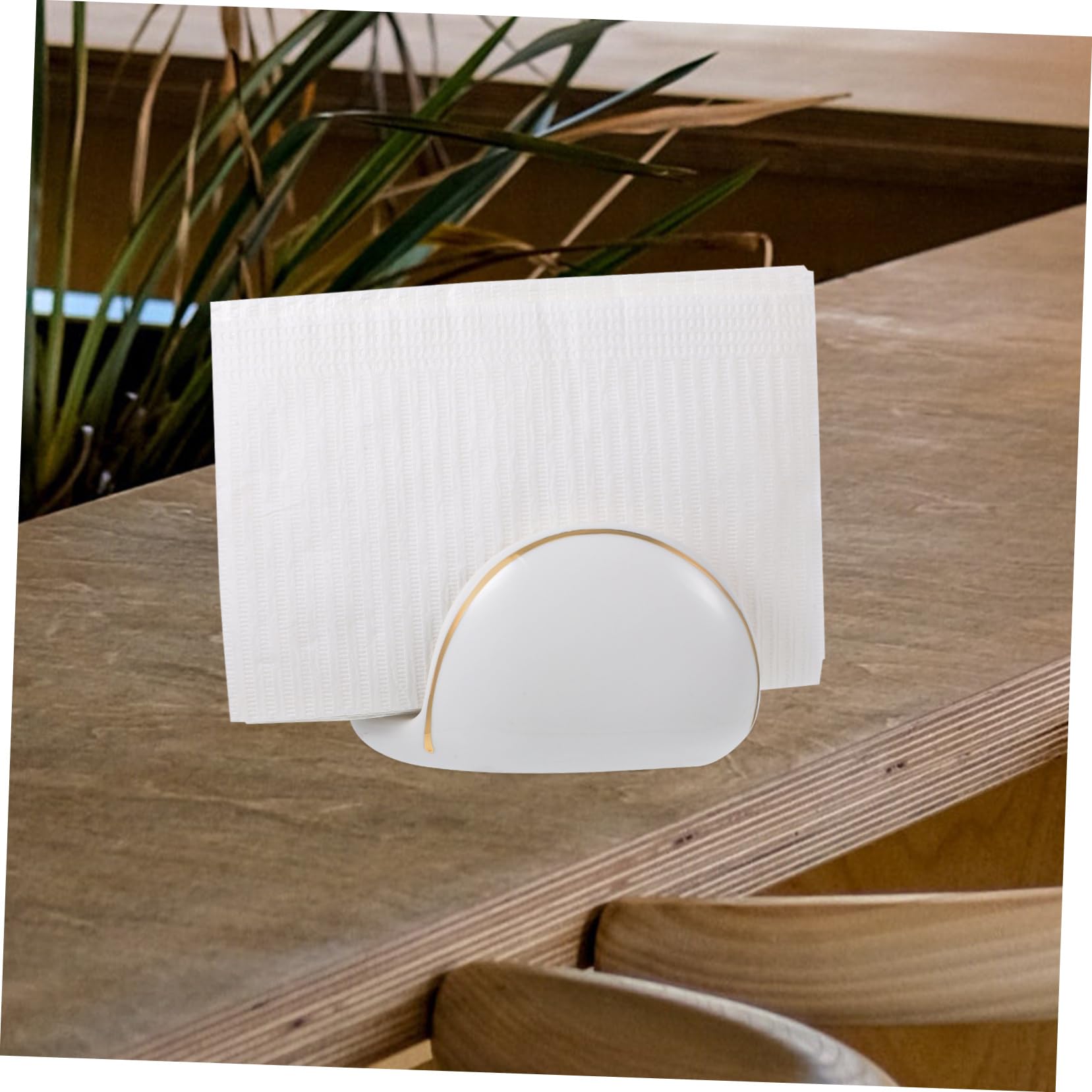 Ciieeo Distributeur De Serviettes en Papier Polyvalent 4 Pièces Peu Encombrant en Céramique