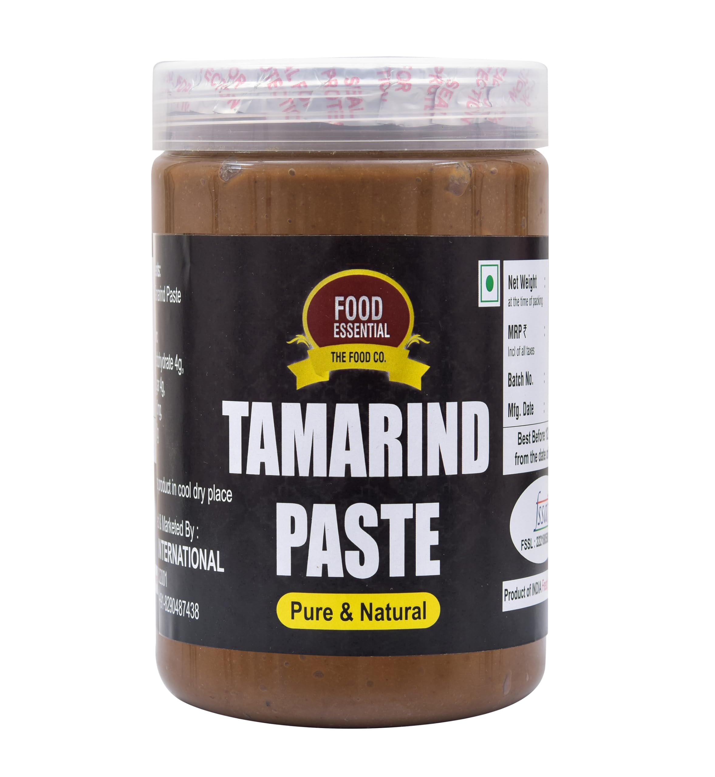 Food Essential Pure Tamarind Paste 700 gm. [Ready to use Imli Paste, Perfect for Sambhar and Chutneys] (B0CVNBKLT2) Amazon Price History, Amazon Price Tracker