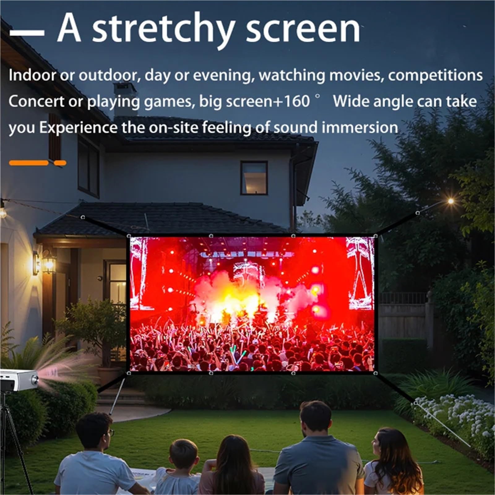 Pantalla De Proyección Al Aire Libre