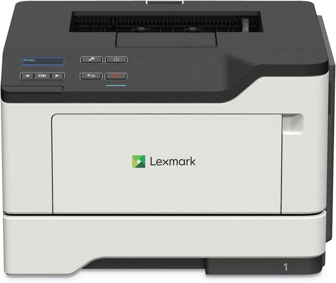 Lexmark 36S0100 MS321dn Compact Laser Printer, Monochrome, Networking, Duplex Printing, Grey
