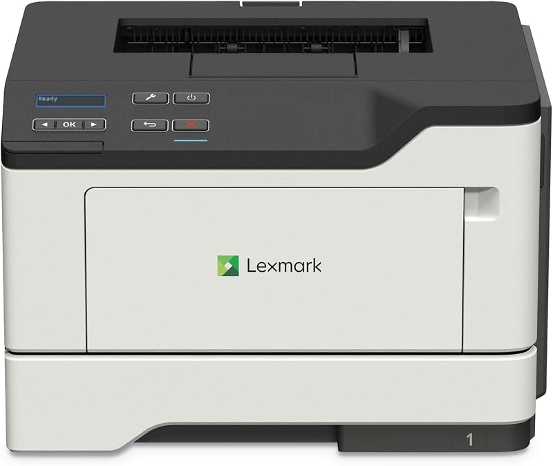 La impresora láser monocromática Lexmark B2338dw ofrece impresión dúplex a doble cara, seguridad mejorada con capacidad de red inalámbrica y Ethernet, todo en una máquina compacta (36SC120)
