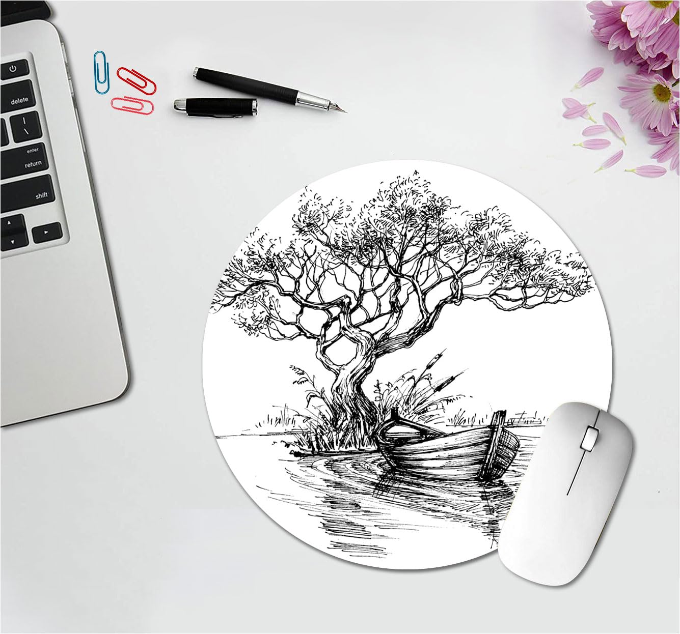 Mojolo Gifts 3D Printed Mouse Pad, Optimised for Speed and Precision, Premium Anti Skid Rubber Base, for Office Desktop Laptop PC Mac(9 inches)(MP25-092)