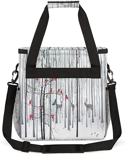 Miniatura 5 de Bolsa de transporte para cafetera con diseño abstracto de árbol para Keurig K-Mini o K-Mini Plus K-Cup Pods almacenamiento portátil cafetera bolsa