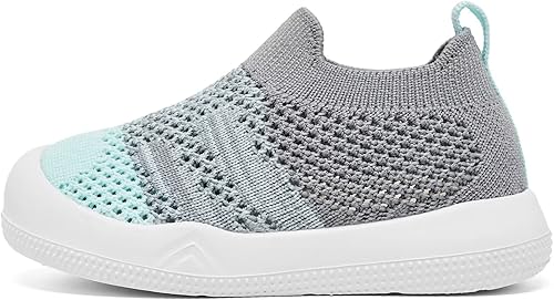 Miniatura 4 de Eashi Zapatos antideslizantes para niños y niñas, transpirables, cálidos, elásticos, con suela de memoria, para proteger los dedos de los pies,