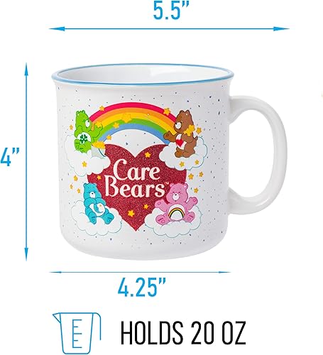 Miniatura 26 de Silver Buffalo - Taza de cerámica de campamento de Black Adam de DC Comics, 20 onzas Bratz Drama Mama,Grupo Bratz,Care Bears Glitter,Care Bears