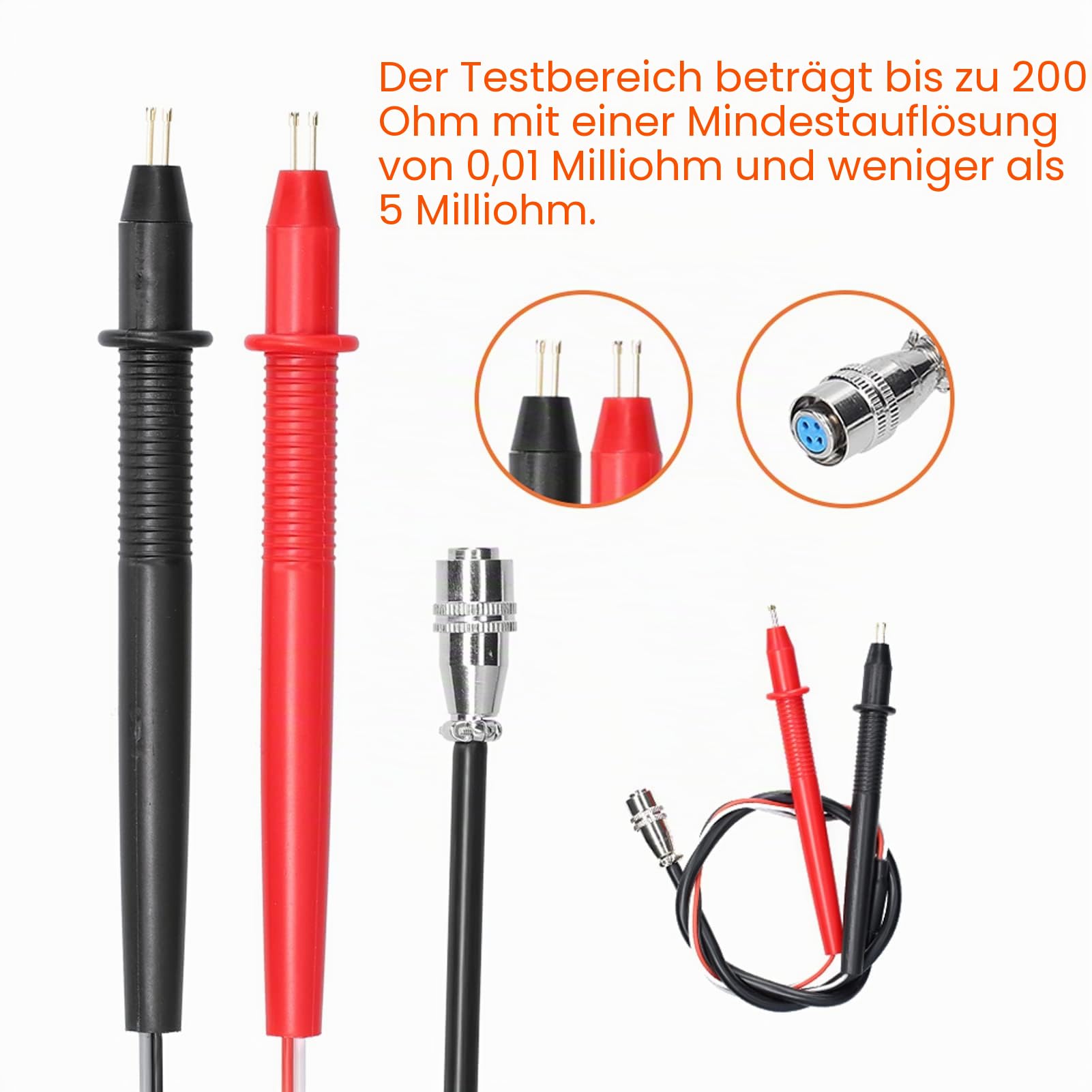 YR1035 Hochpräzise schnelle Lithiumbatterie interner Widerstand Testwerkzeug Gruppe für 100V Elektrofahrzeuge