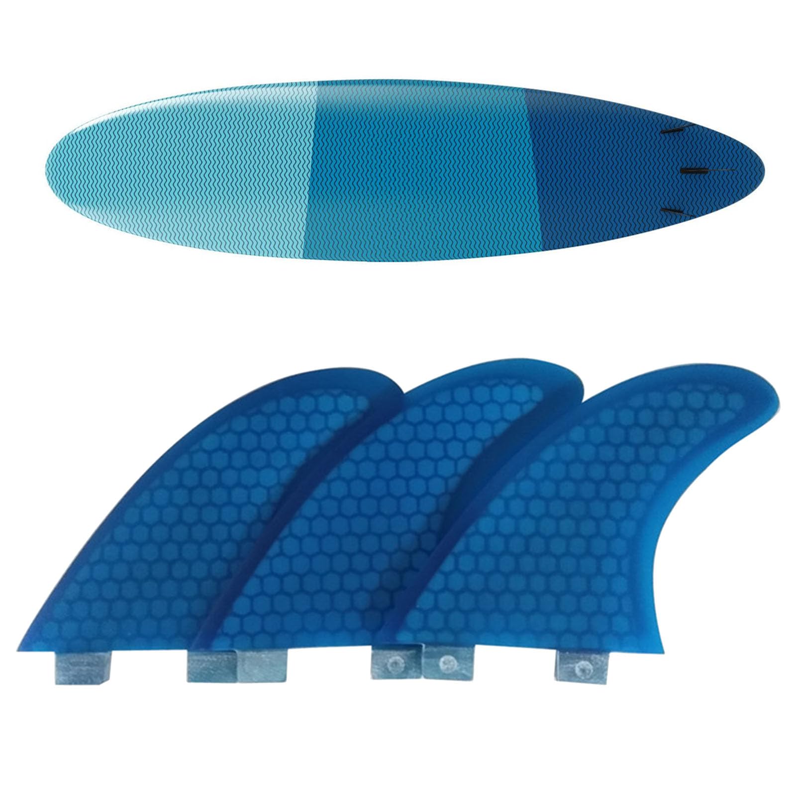 Fly Kites Planche de surf à pagaie aileron de surf renforcée aileron amovible Répartiteur d'eau Surf Kiteboard