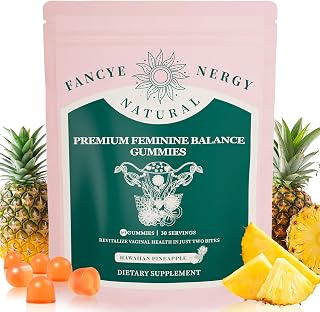 Premium feminine Balance Gummies for Women’s - Hawaiian Pineapple Gummies for Women PH Balance Support - Delicious PH Balance for Women’s with Immune Support - Vegetarian Friendly - 60 Count