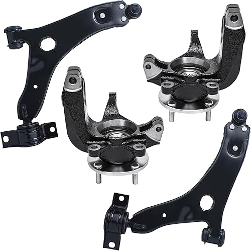 Miniatura 10 de Detroit Axle - Brazos de control delanteros inferiores con rótula + barras estabilizadoras de repuesto para Chrysler Dodge Intrepid 300M Concorde