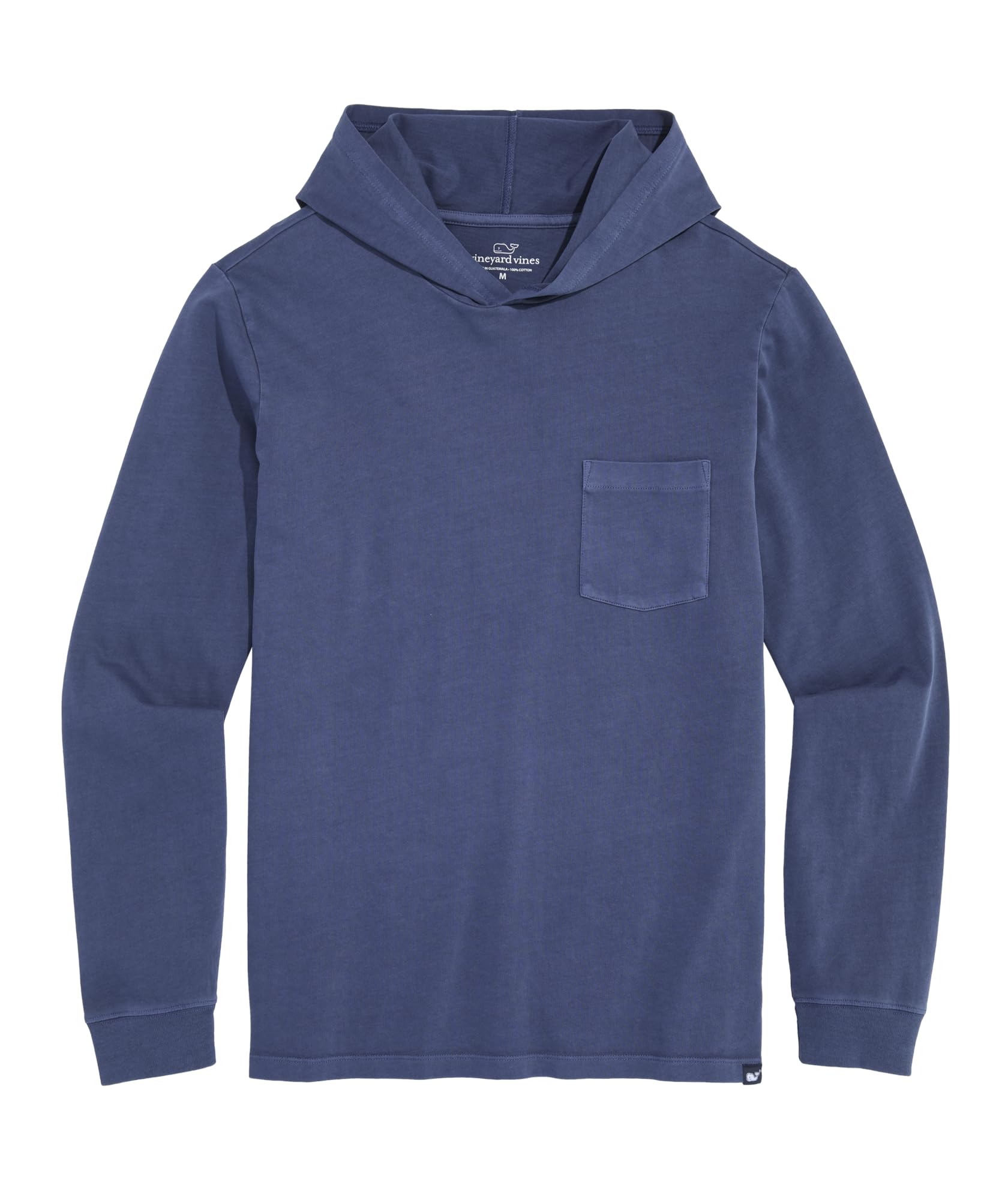 Vineyard Vines Men's Surf Garment-dye Hoodie Tee, Nautical Navy, XXL