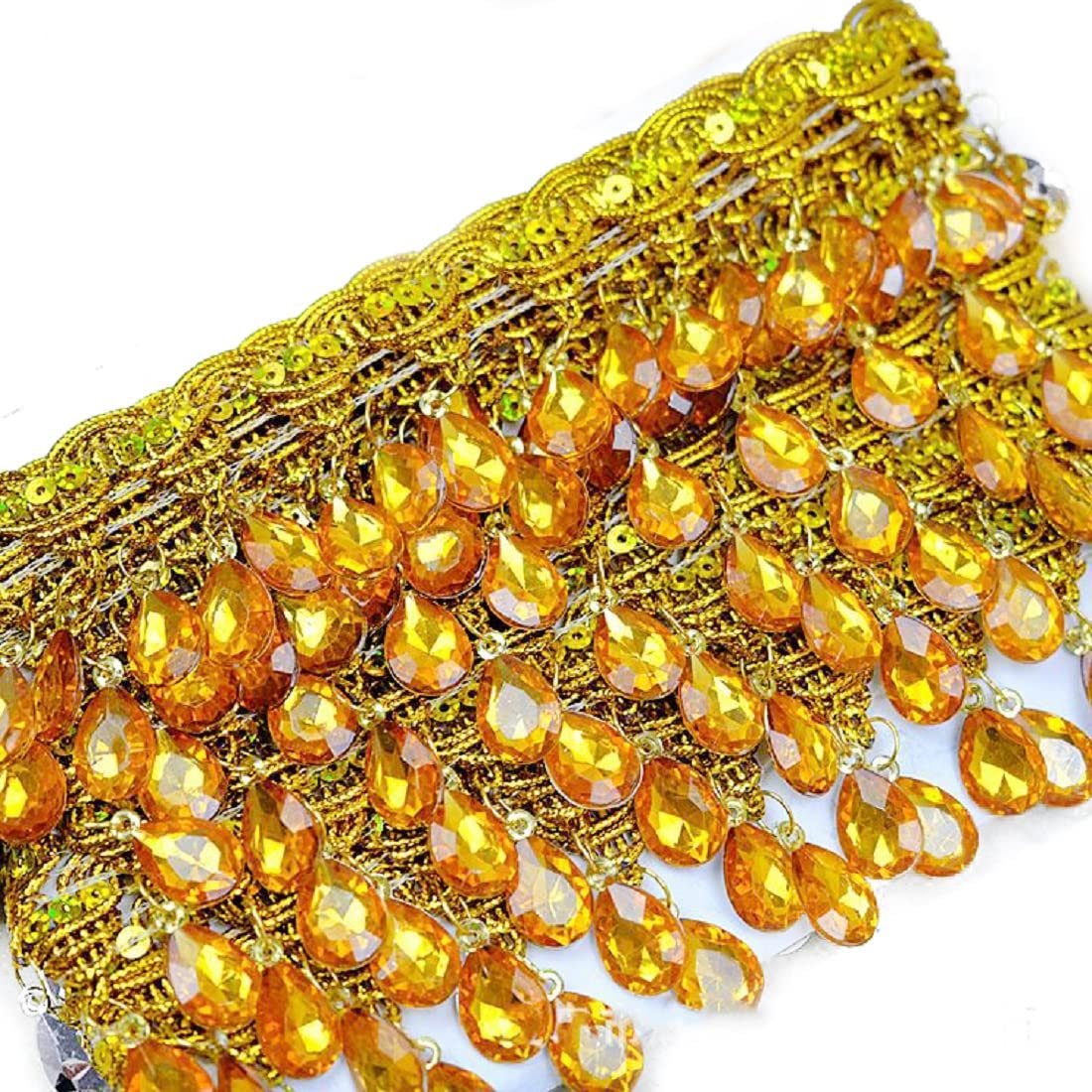 Accessoire de couture ruban tressé dentelle strass perles suspendre