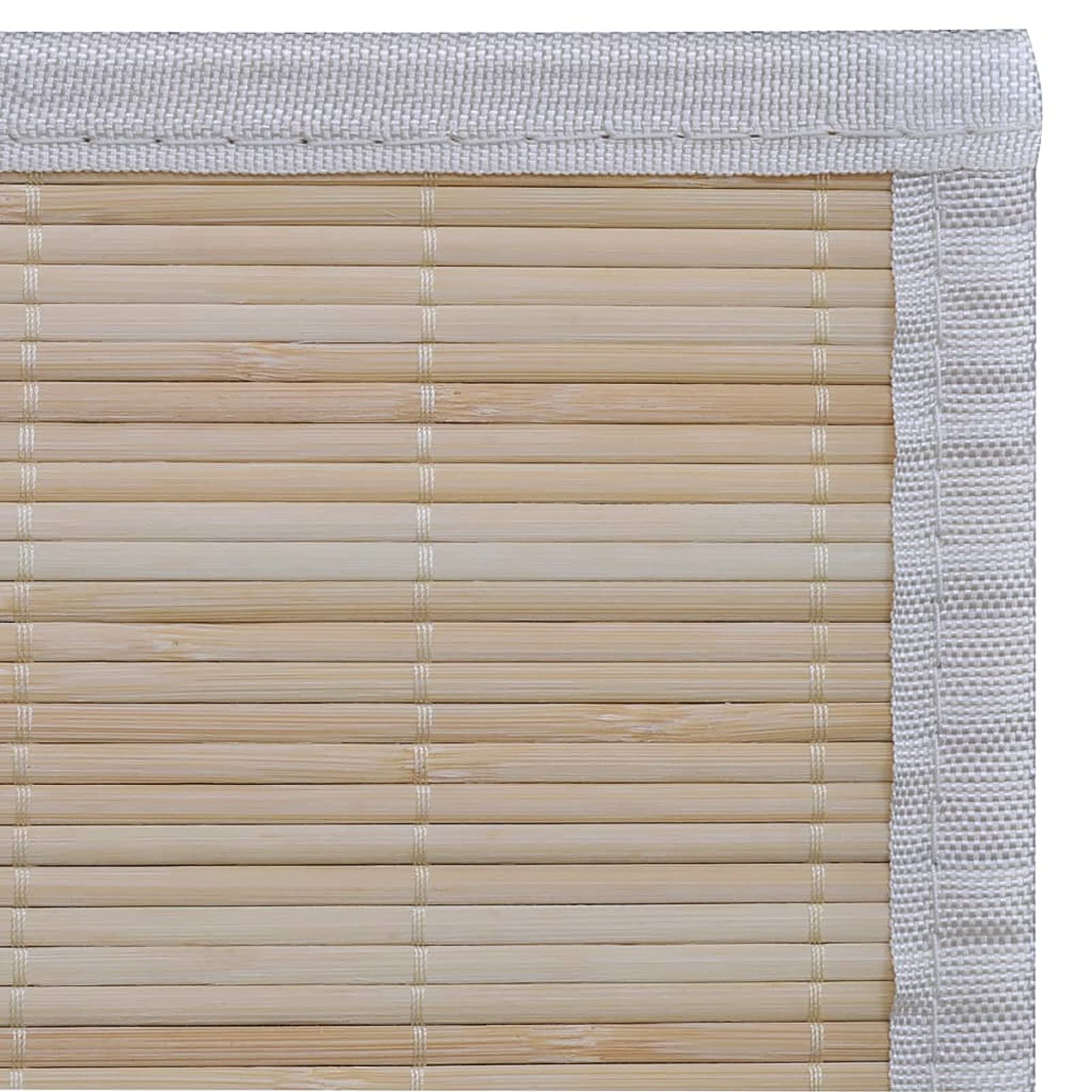 Tidyard Tapis en bambou 160 x 230 cm naturel
