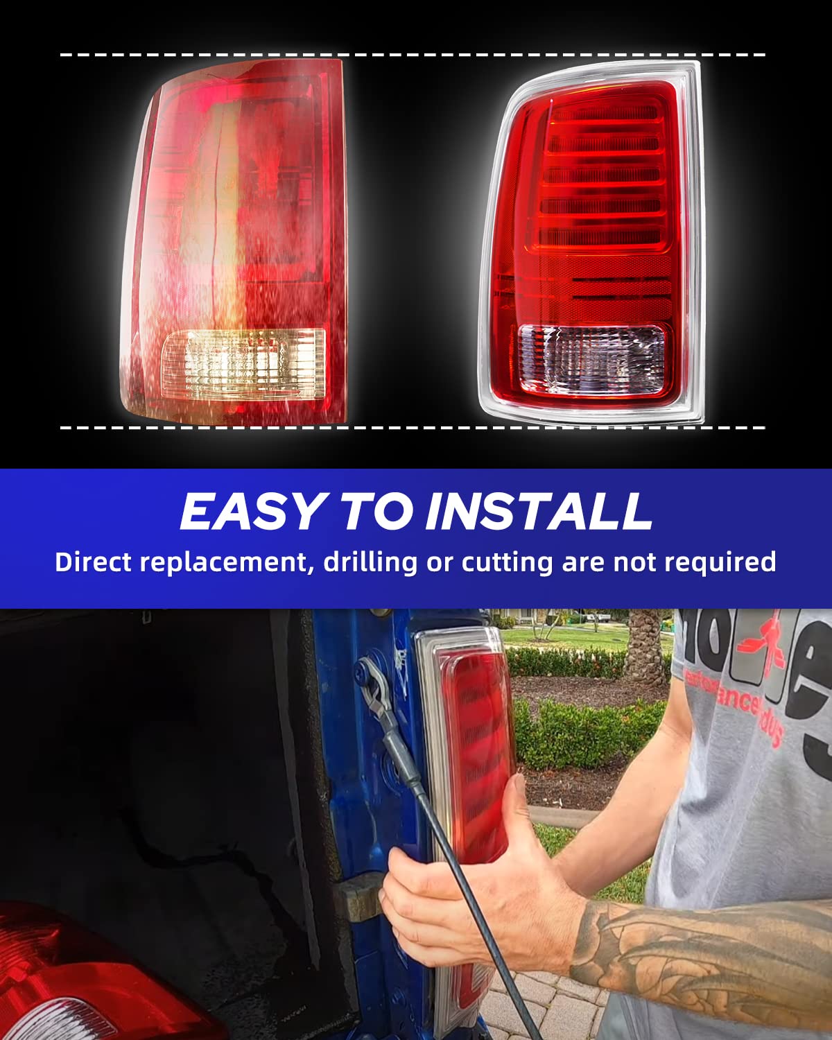 AUTOONE RAM Tail Light Assembly with - Product View