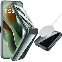 NINKI for Motorola Razr 60 Ultra Case with Screen Protector,Hinge Protective Razr 60 Ultra [Compatible with Magnet] Military Grade Scratch Resistant Dropproof Case for Moto Razr 2025 Ultra Green