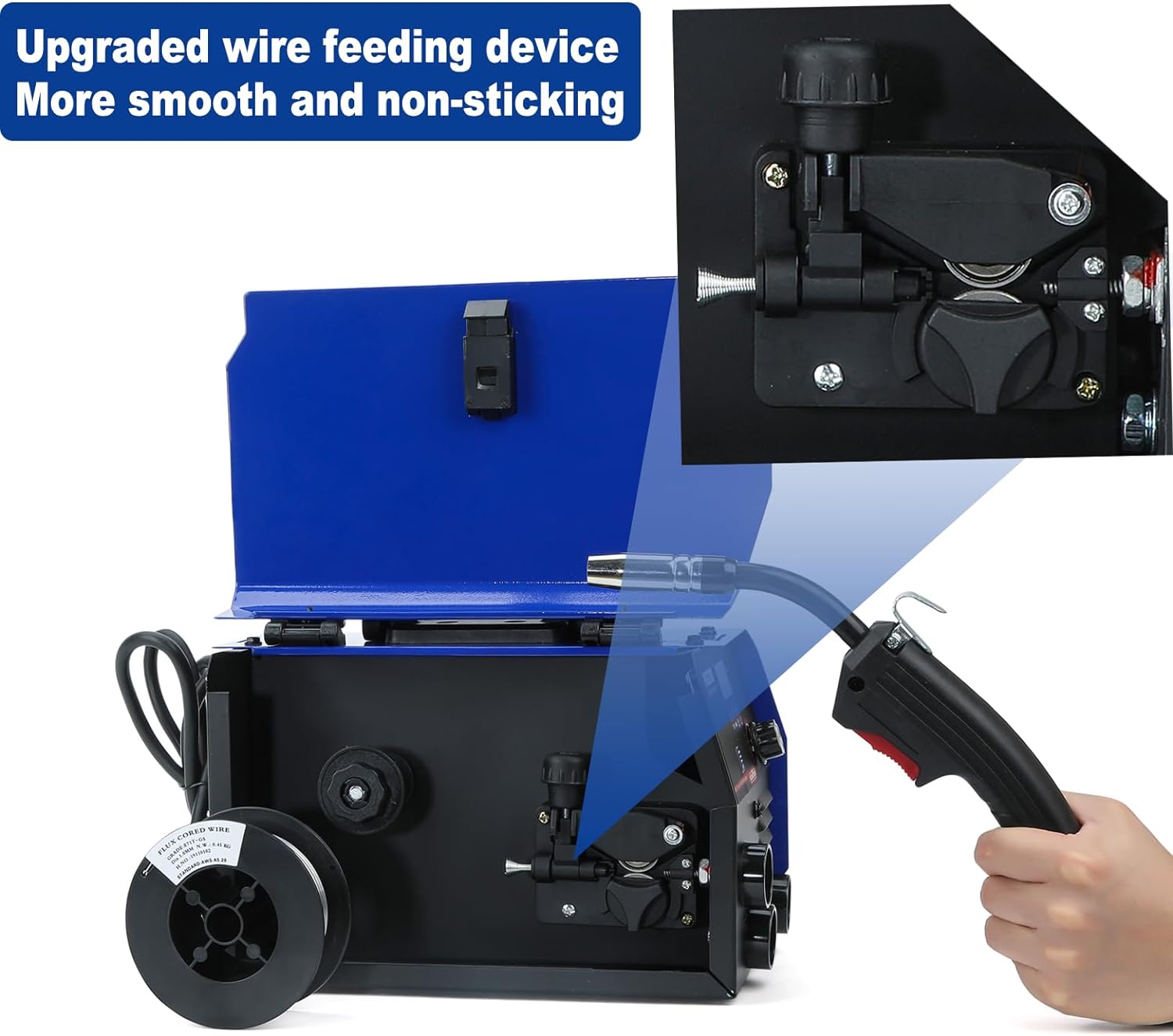 Upgraded PLASMARGON Welder with Smooth Wire Feeding