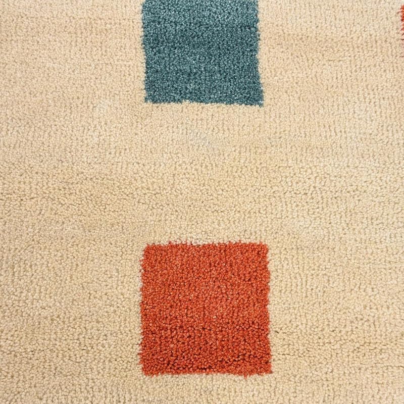 10x14 Handmade Tufted Rug Modern Scalloped Rug Soft Cotton Area Rug Living Room Bedroom Carpet