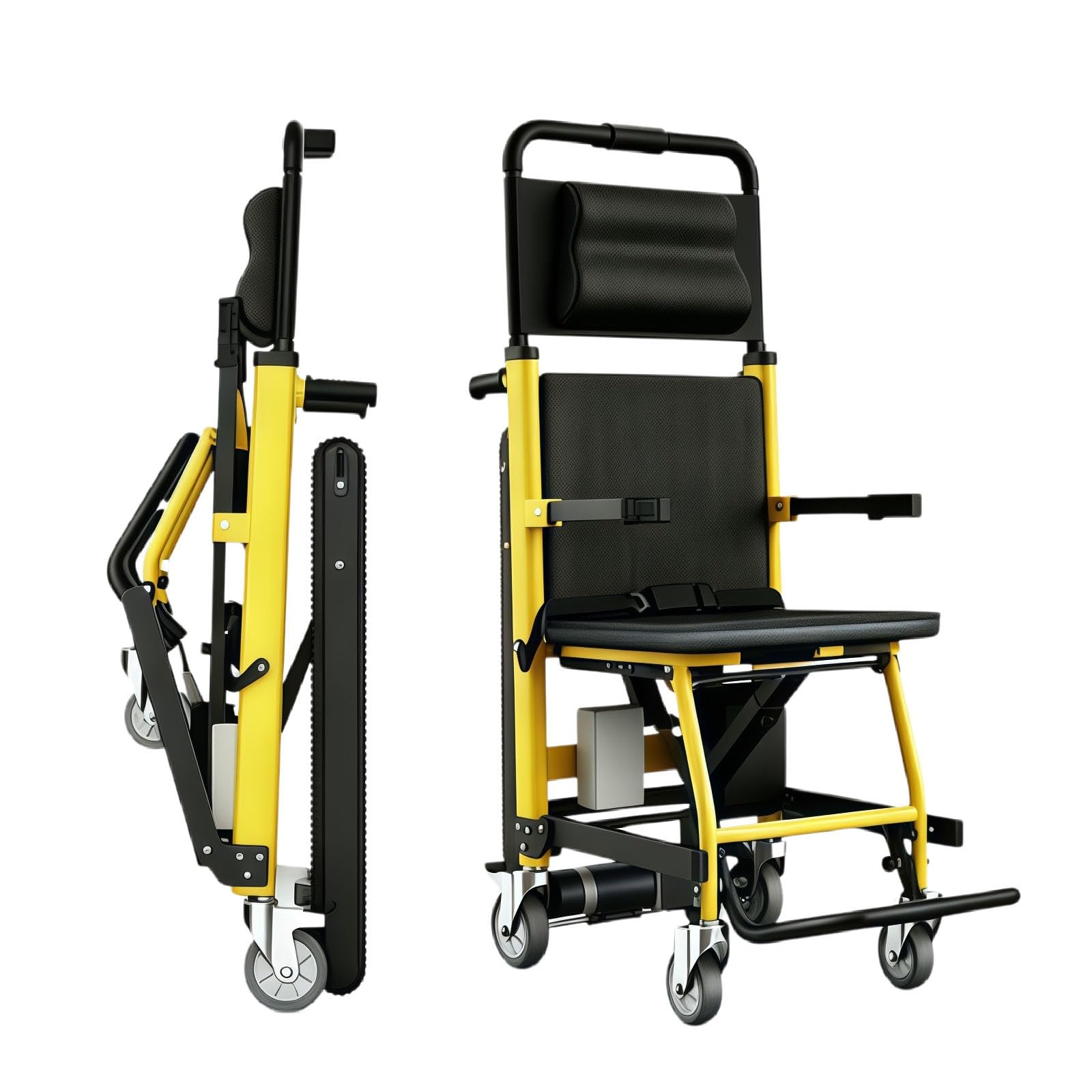Silla De Ruedas Eléctrica para Subir Escaleras, para Adultos, 28 Kg, Capacidad Máxima De 100 Kg,Aluminio De Alta Resistencia; para Personas Mayores O Pacientes con Discapacidad.