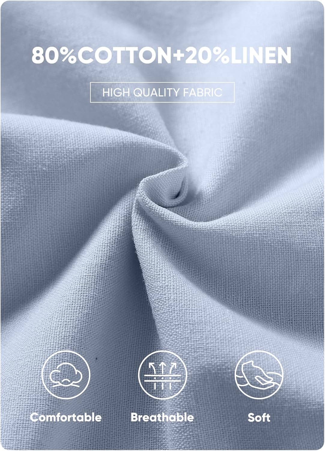 JMIERR Mens Linen Shorts Casual 5"/ 7" Cotton Elastic Waist Drawstring Summer Vacation Beach Shorts with Pockets - Image 8