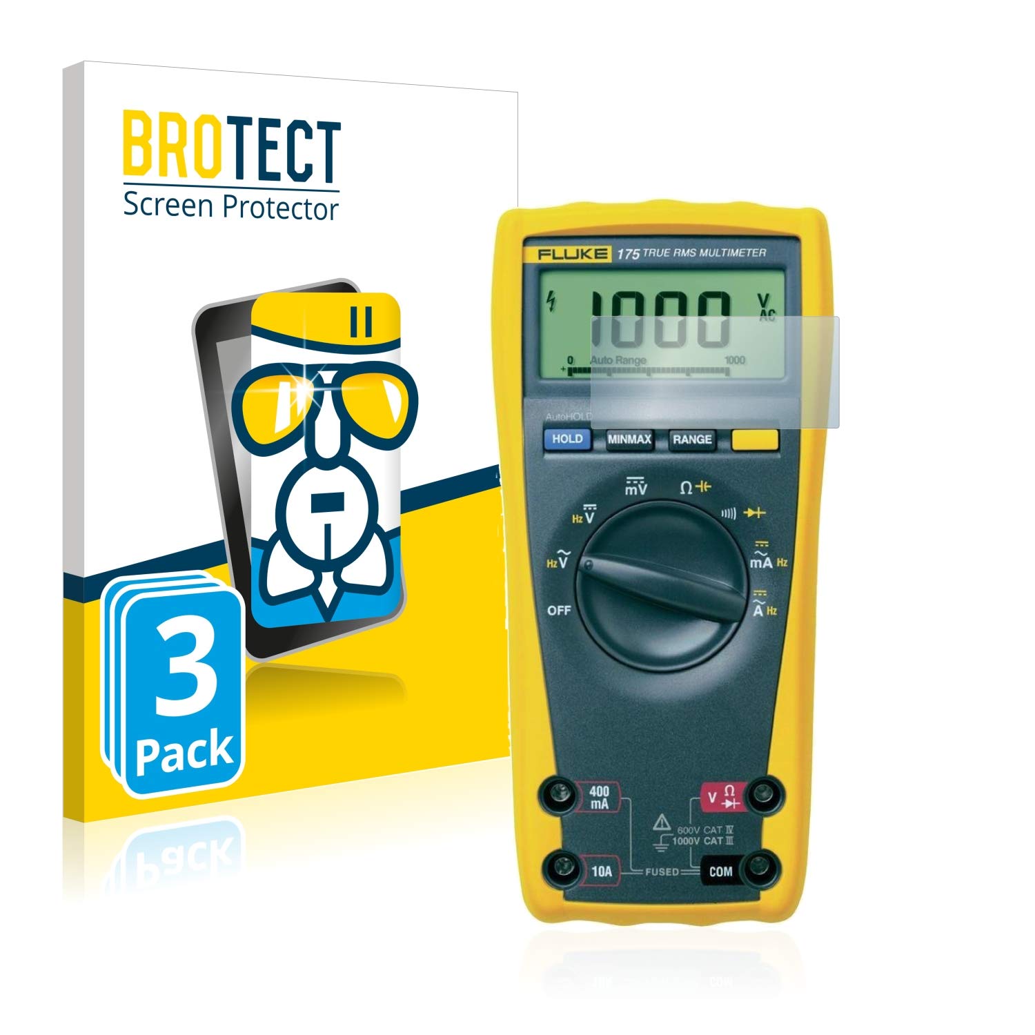 savvies 6 Pezzi Pellicola Protettiva per Fluke MultiMeter 117 Protezione Schermo Trasparente