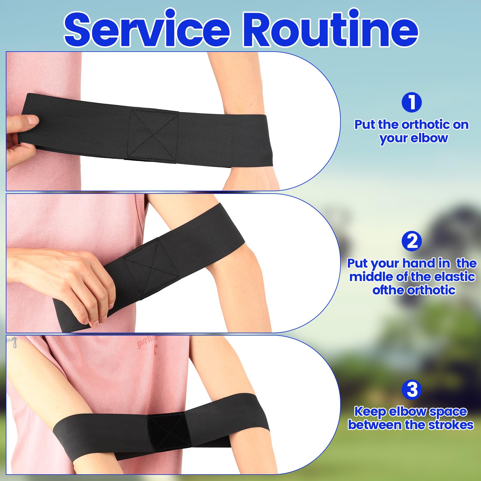 2 Piezas Entrenador de Movimiento de Brazo para Golf, Ayudas para el Entrenamiento de Golf, Bandas de Corrección de Postura de Golf, Para Golfistas Principiantes, Mejora Tu Posición de Swing