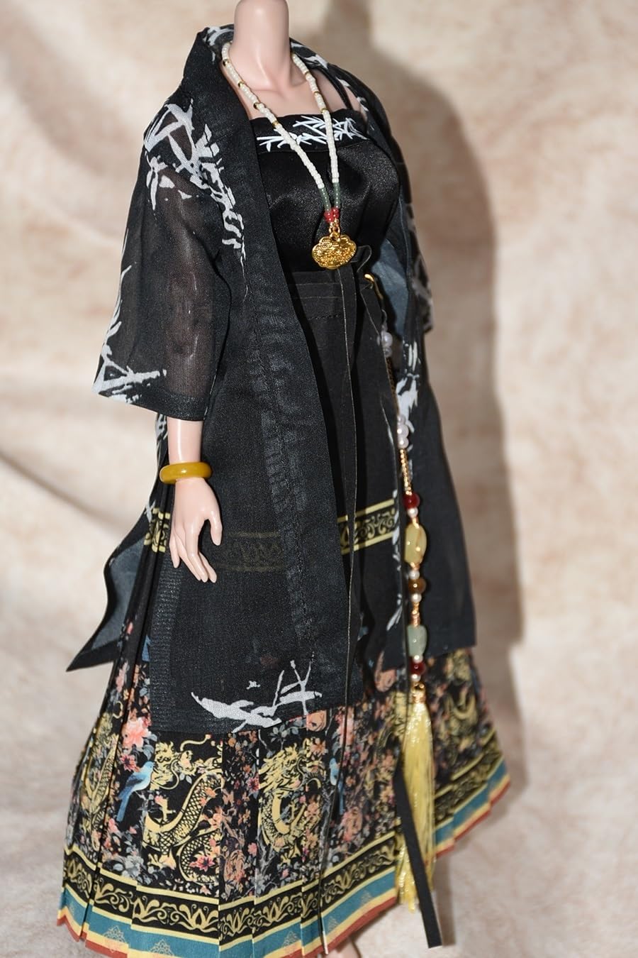 Costume de chanvre chinois 1/6 AMITD pour photographie de figurines