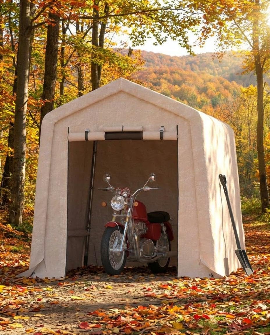 6X6 ft Heavy-Duty Portable Outdoor Storage Shed