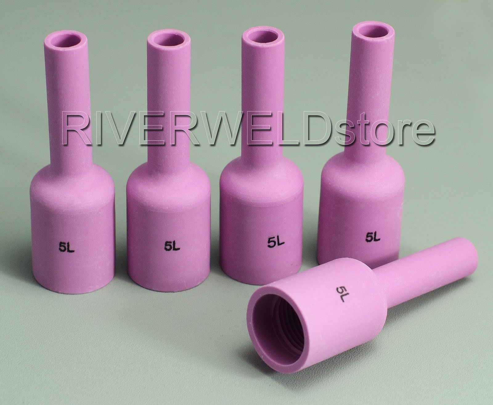 RIVERWELD TIG Gas Lens Alumina Nozzle Ceramic Cup Long Size