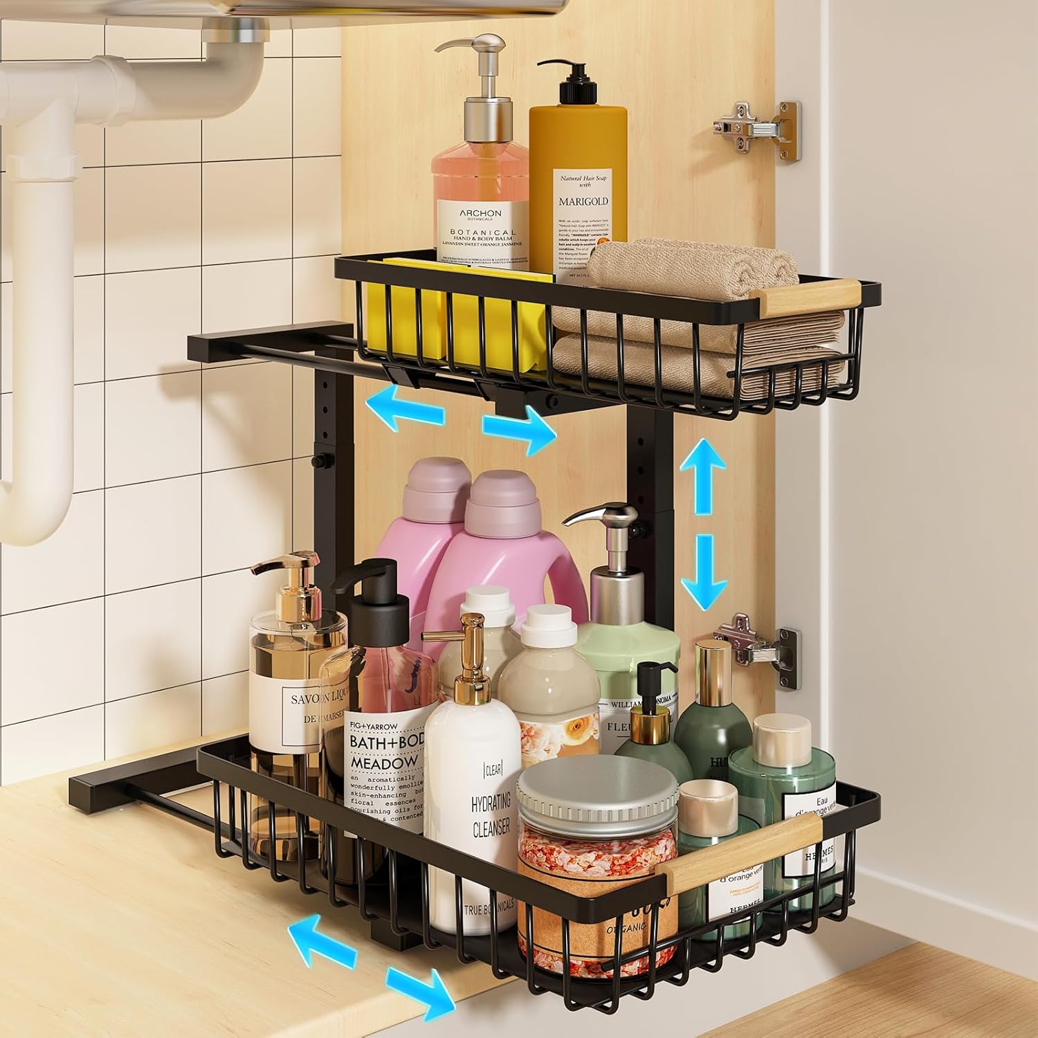 REALINN Under Sink Organizer