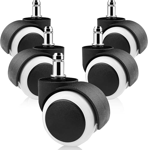 Gvolatee 5 pièces roulette chaise de bureau 11mm x 22mm 3…