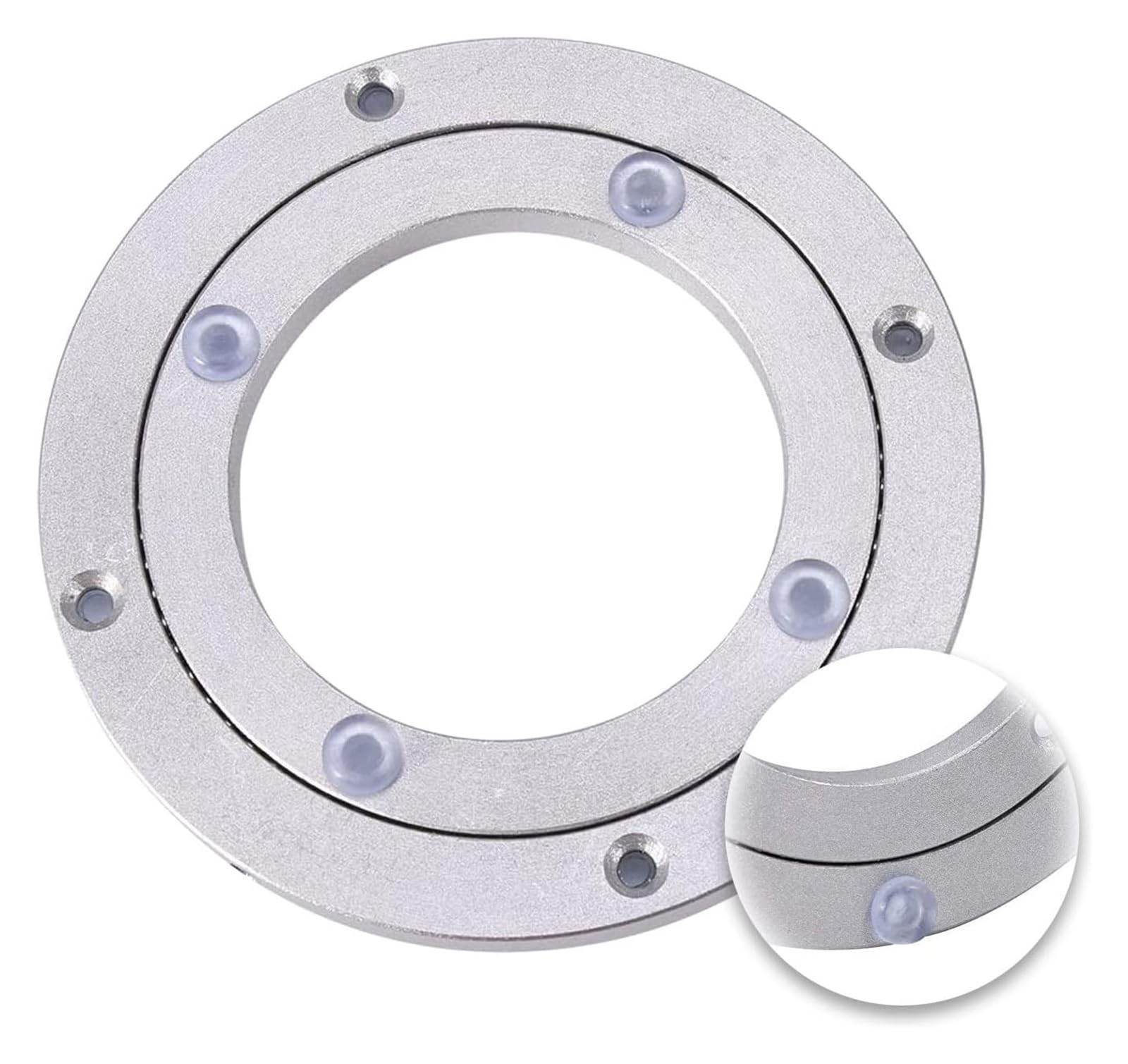 plateau tournant pour table à manger, Table à manger ronde, plaque pivotante lisse(24 inches (600mm))