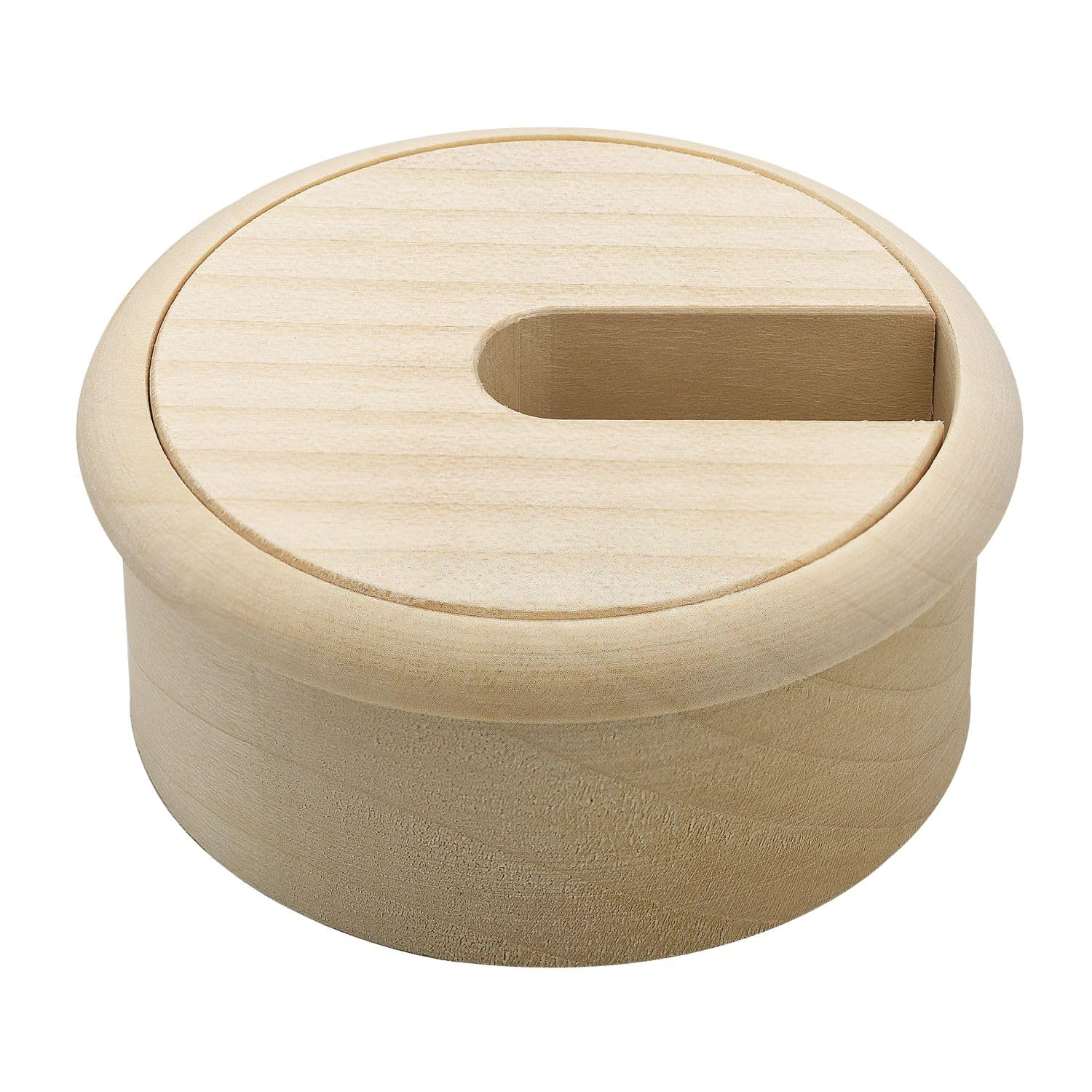 Runde Kabeldurchführung aus Ahornholz, 68 mm