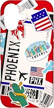 Flight Boarding Pass Tag Label to Destination Phoenix Case for iPhone 17