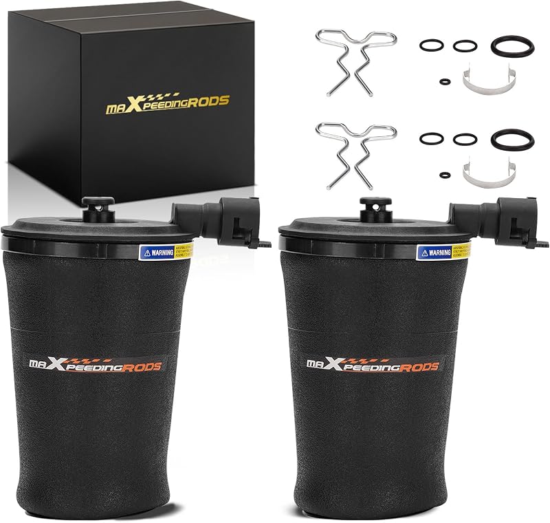 maXpeedingrods Rear Air Suspension Bags for Ford Crown Victoria 1992-2011 | for Lincoln Towncar 1990-2011, for Mercury Grand Marquis 1992-2011 Air Ride Spring Bag 3U2Z5580PA