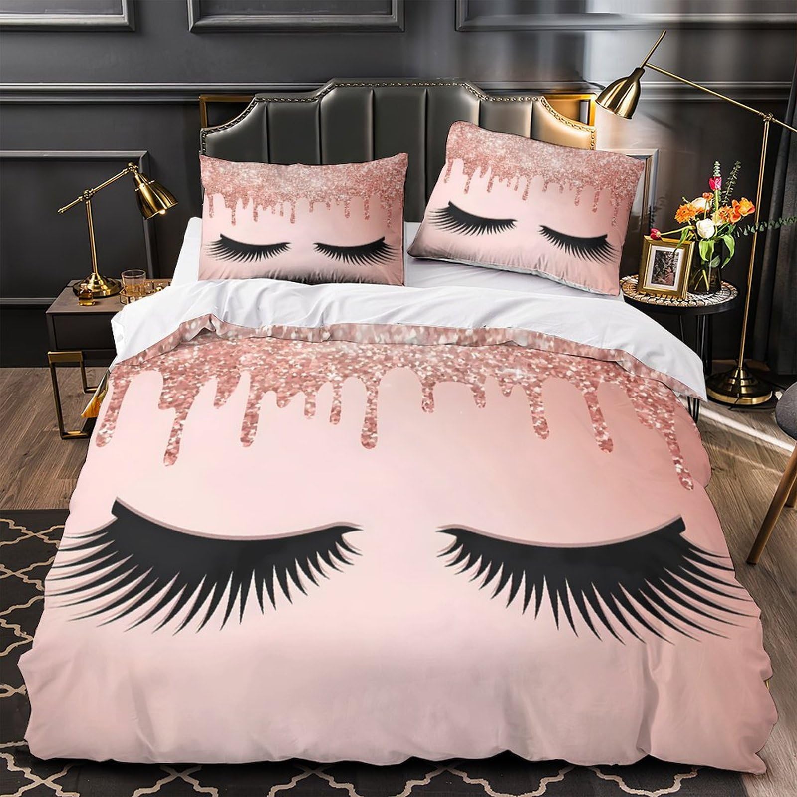 Housse de couette karaté microfibre hypoallergénique premium ultra douce lit double 220x240