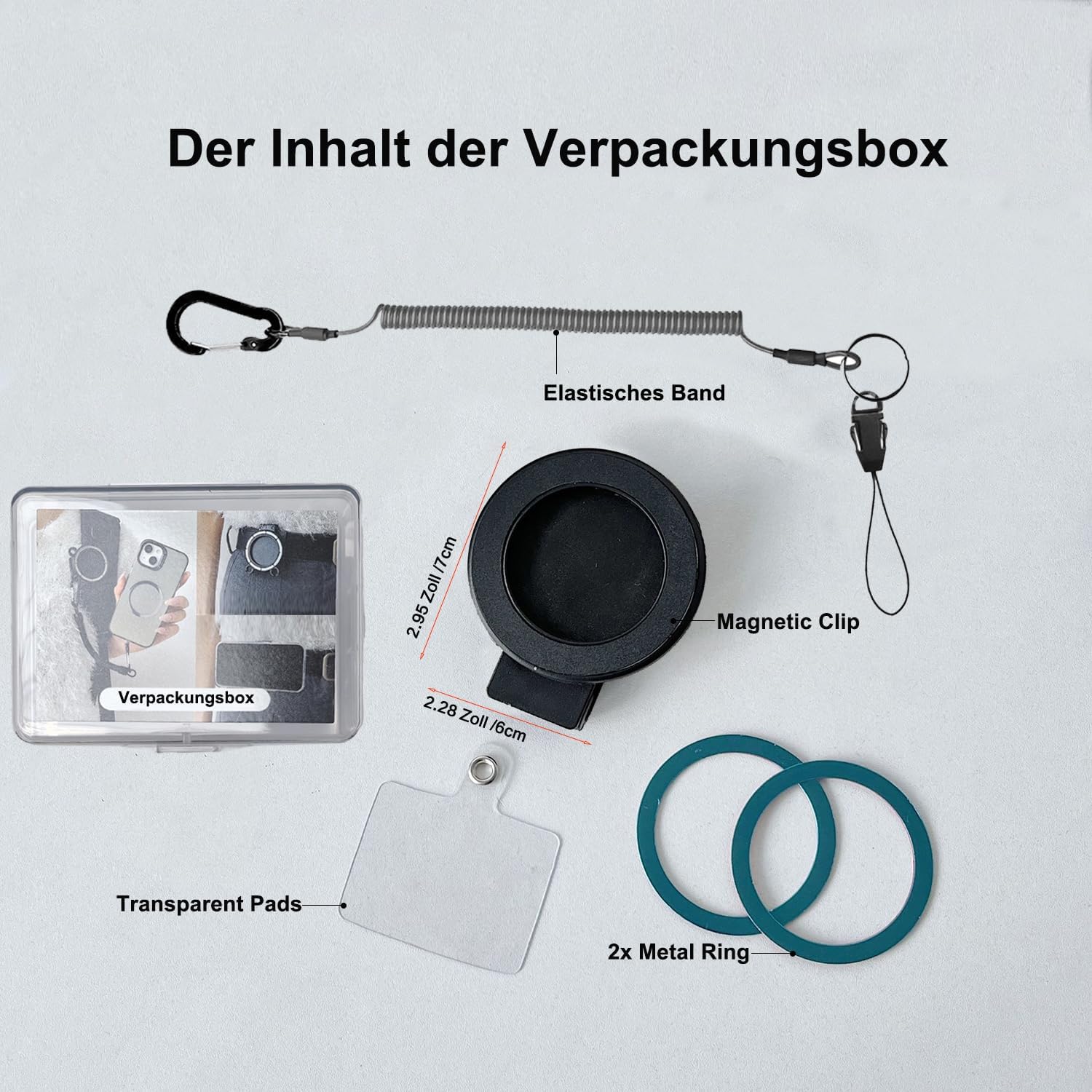 Magnetic Cellphone Holder for Backpack Strap and Shoulder Strap,Use As Hiking/Climbing/Outdoor Phone Holder and Ensures Your Phone is Safe - Image 6