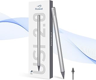 Penoval USI2.0 Stylus Pen for Chromebook, 4096 Levels Pressure for Lenovo chromebook Duet, ASUS chromebook C436, HP chromebook X360 12b, HP chromebook X360 14b Google Pixel Tablet, USI2.0
