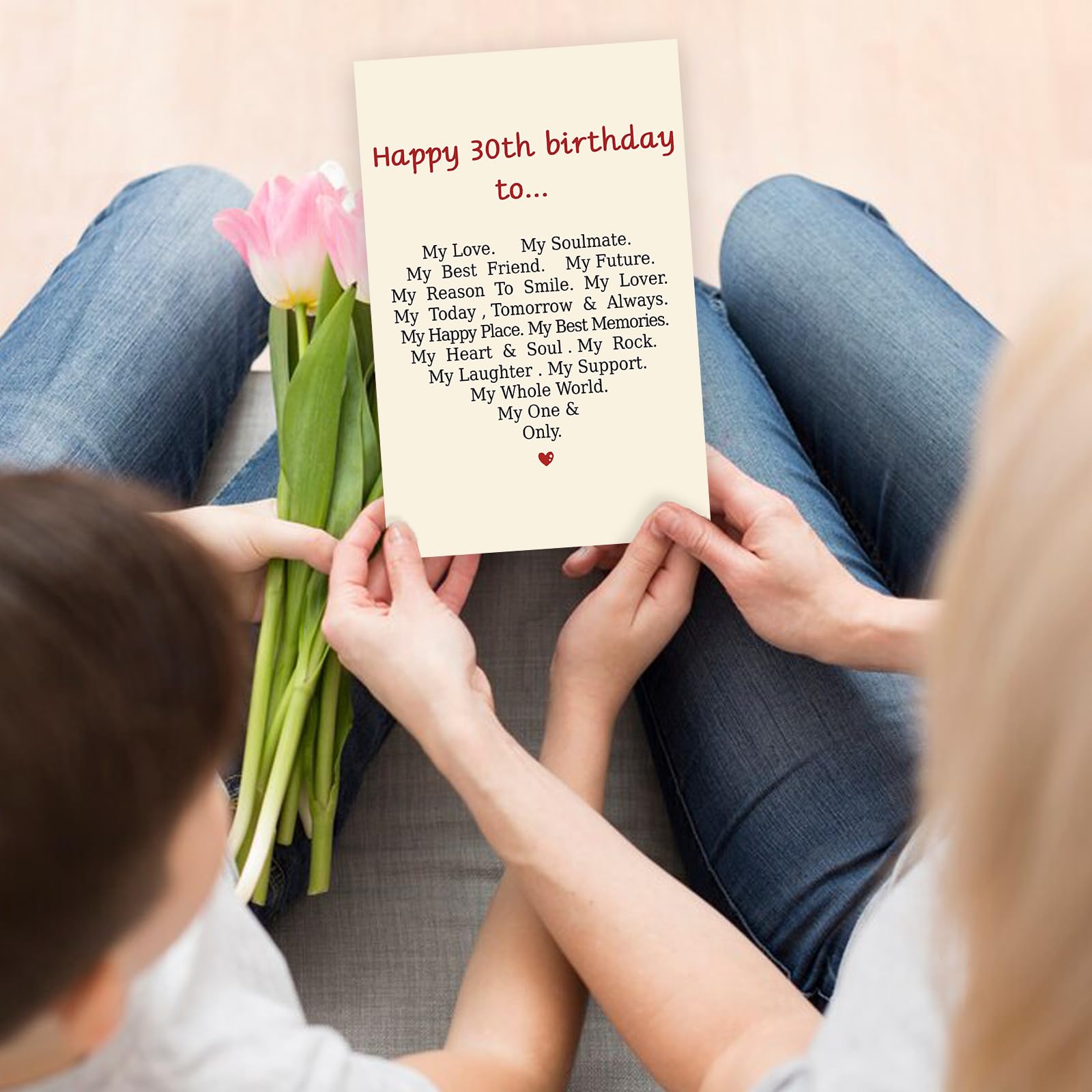 Divertida tarjeta de cumpleaños para 30 años