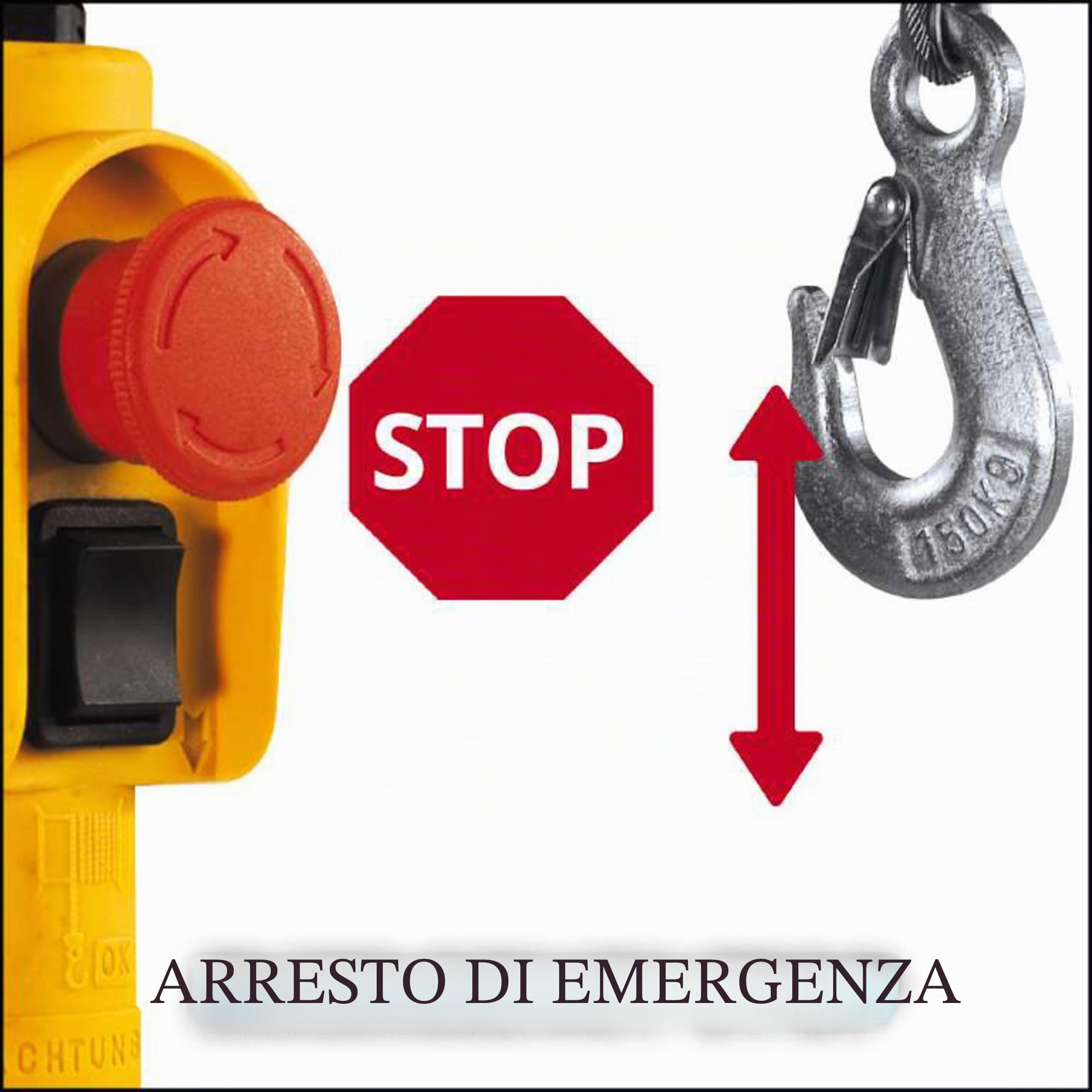 Einhell Argano TC-EH 250 (230 V, Portata con rullo guida 250 kg, 500 W, Hub altezza 11,5 m, 12 m fune metallica)