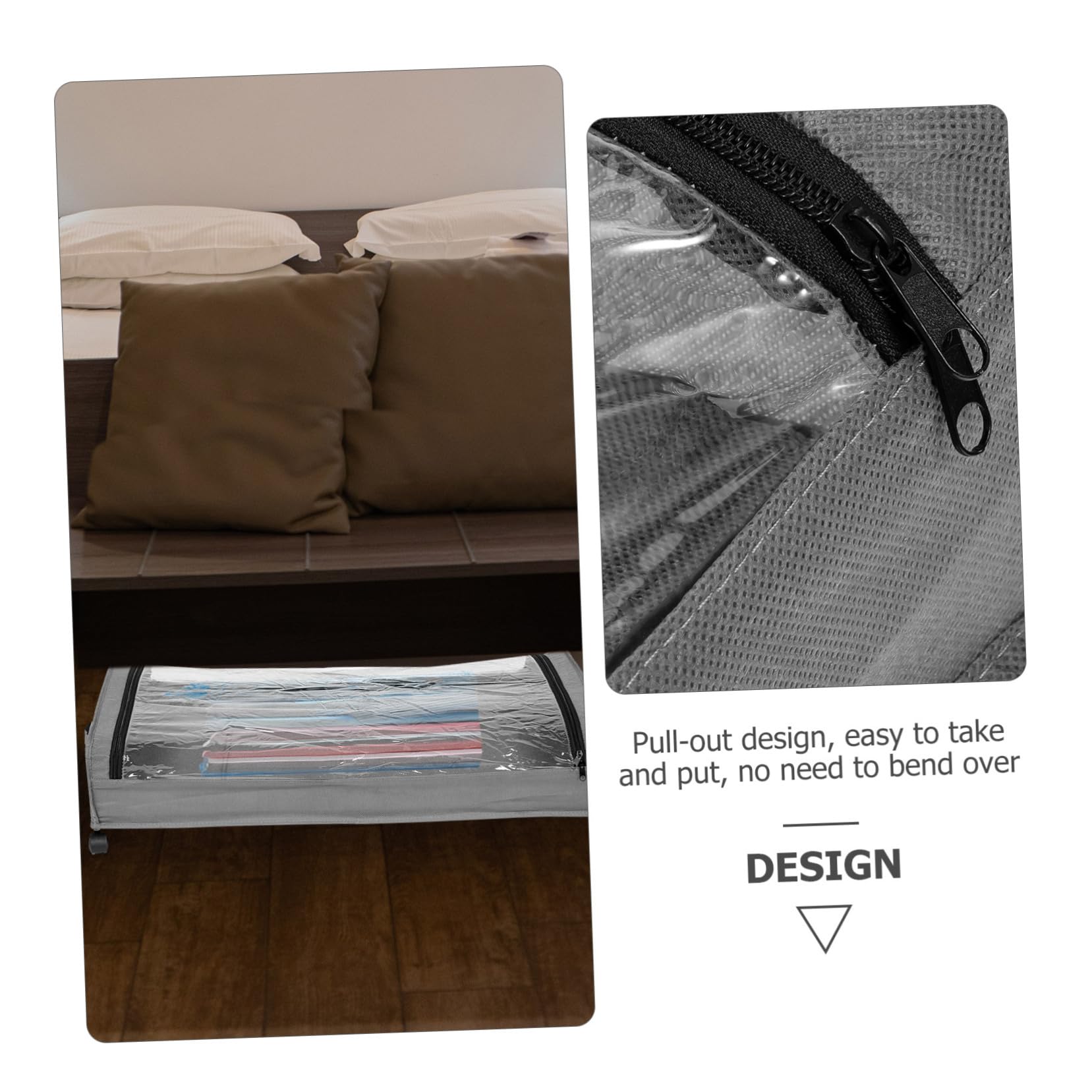 Unterbett-aufbewahrungsbox Mit Rädern Wäsche-organizer Schublade Für Kleines Schlafzimmer Aufbewahrungsbox Für Kleidung Und Spielzeug Robustes Material Leicht Zu Bewegen