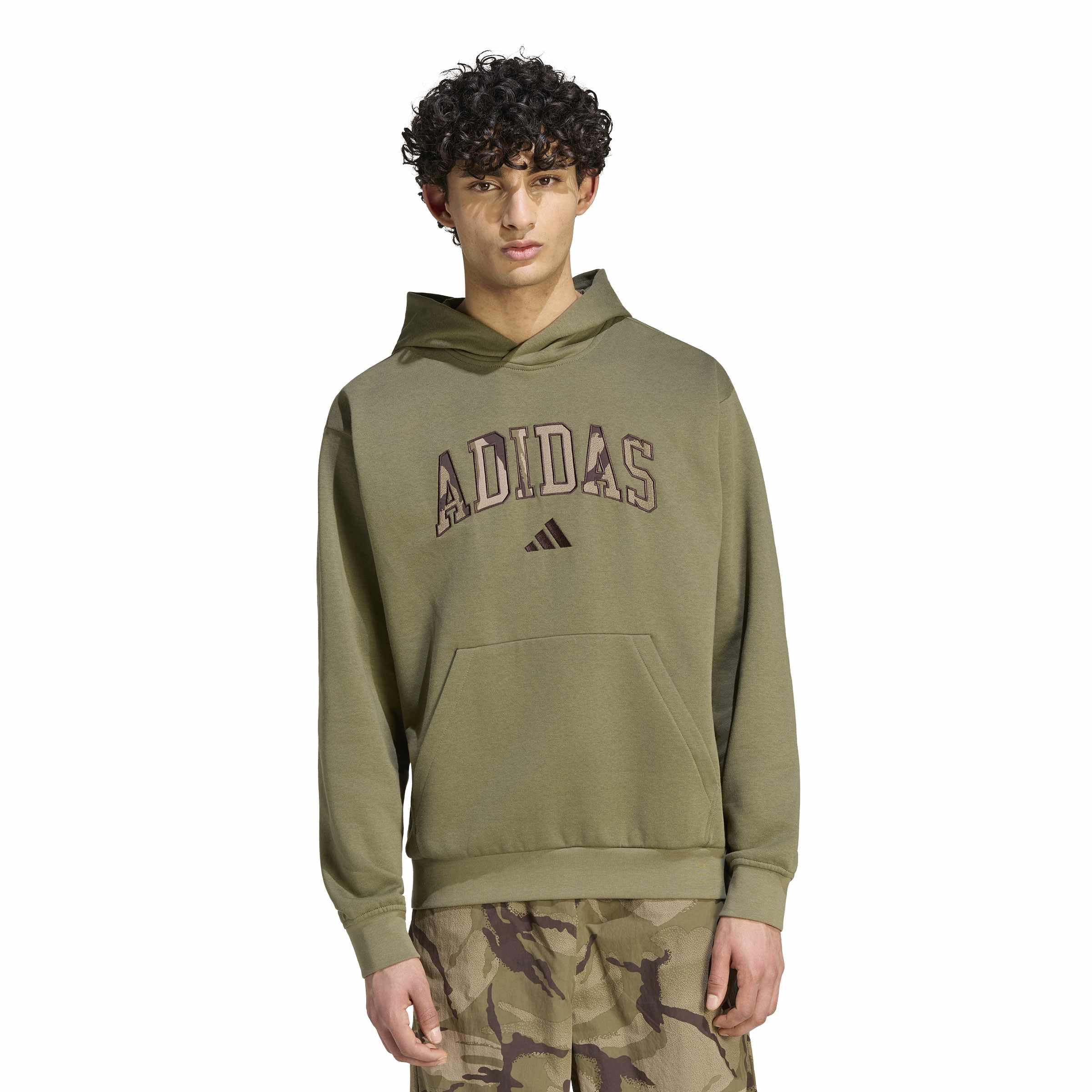 adidas Herren Seasonal Essentials Camo Hooded Sweat Kapuzenpullover (1er Pack)