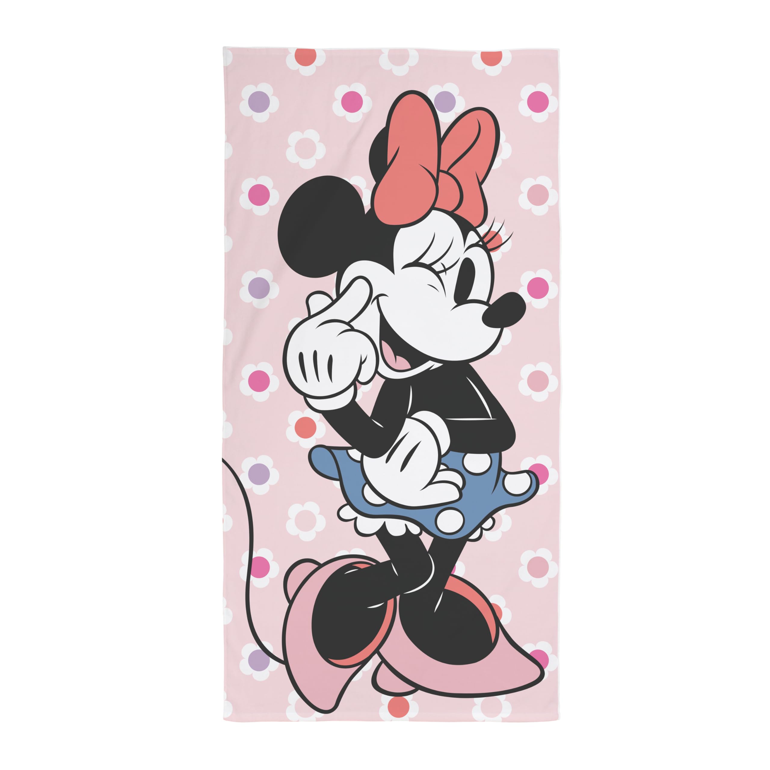 Serviette Mickey Mouse Disney en coton 70x140 cm pour la plage et douche