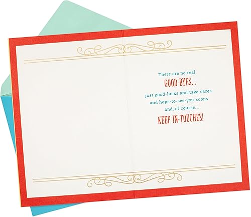 Miniatura 2 de Hallmark Tarjeta de despedida, buena suerte (tarjeta de jubilación, tarjeta de despedida de compañero de trabajo)