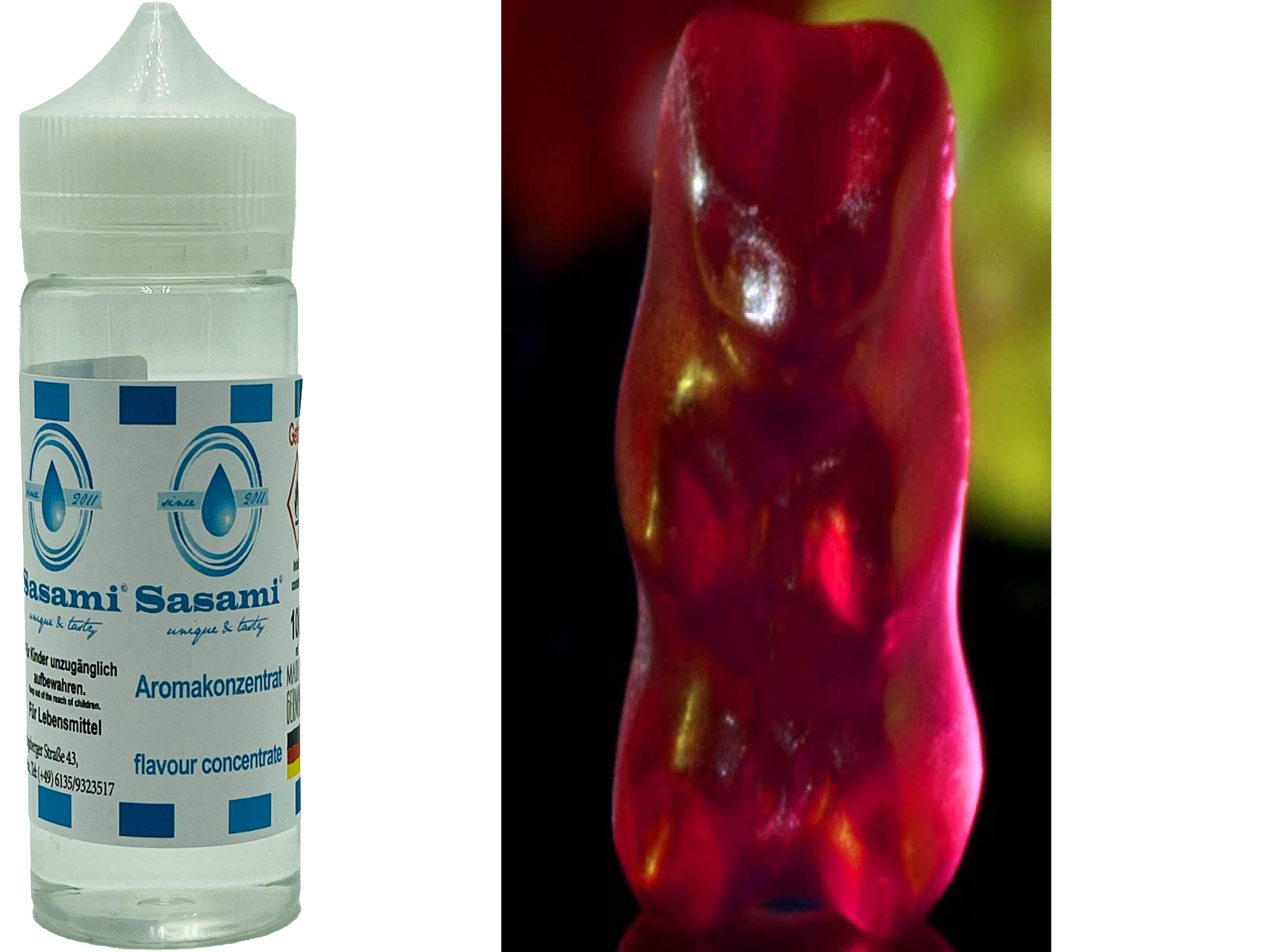 Gummibärchen mora aroma concentrato - vegano - Sasami - 100ml