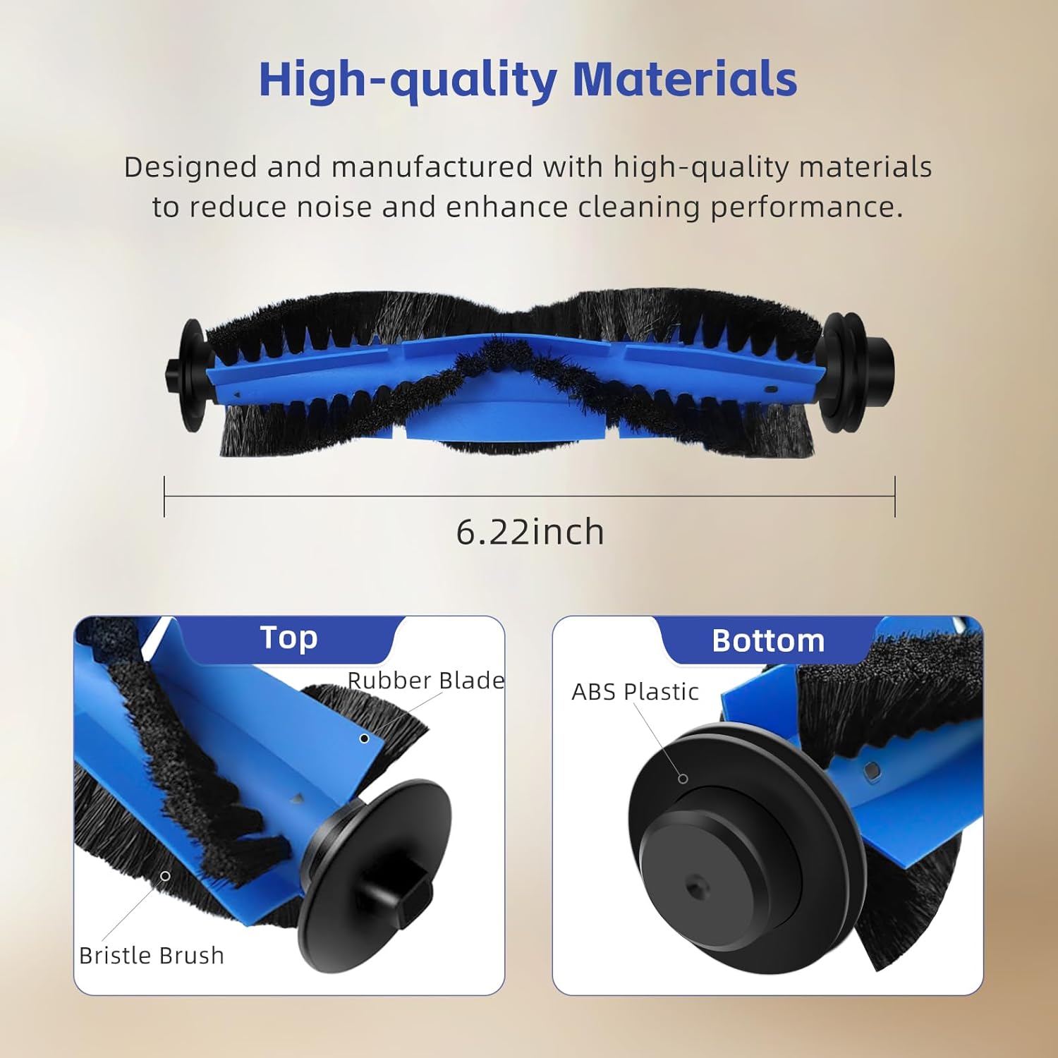 3 Pack Roller Brushes Replacement for Eufy RoboVac 11S(T2108), 12, 15C, 15T, 25C, 30, 30C, G10, G20, G30, G32, G35, G40 Series Robotic Vacuums