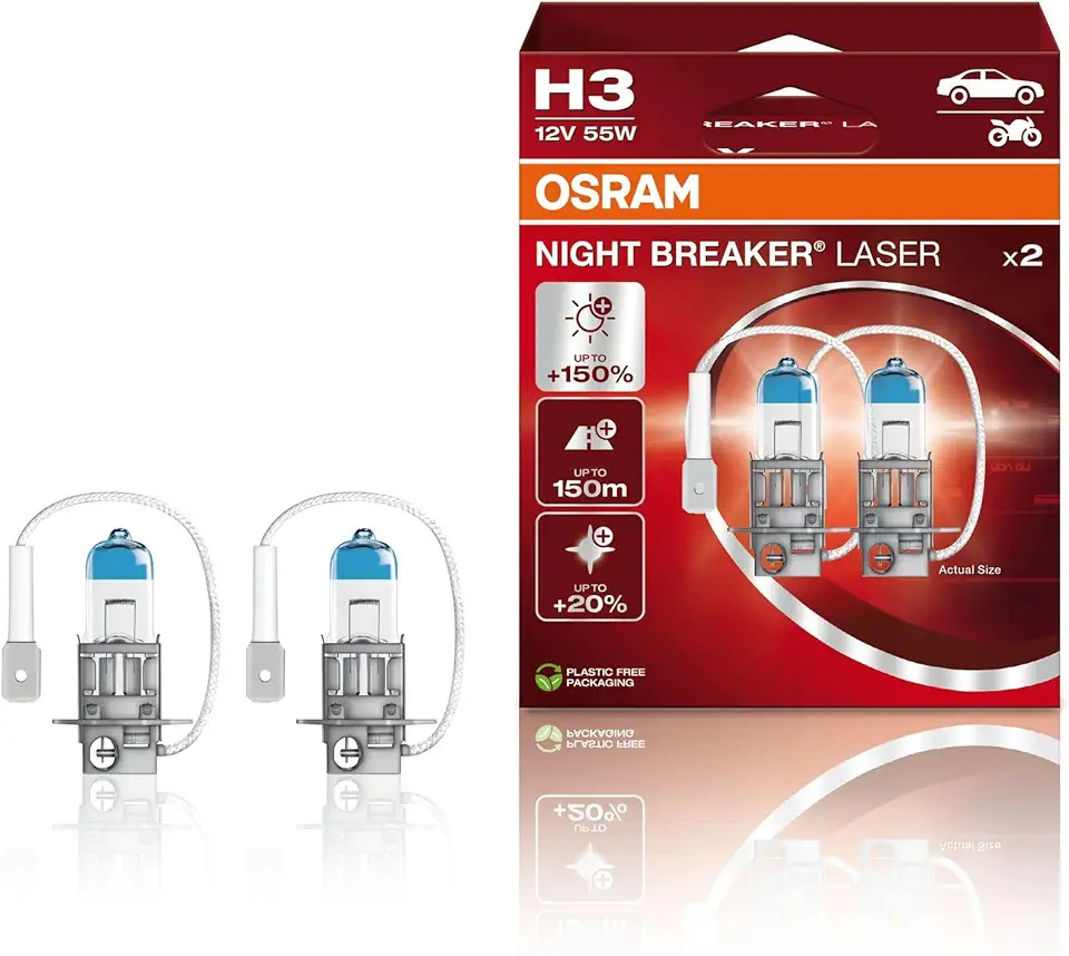 Lâmpada H3 Osram Night Breaker Laser