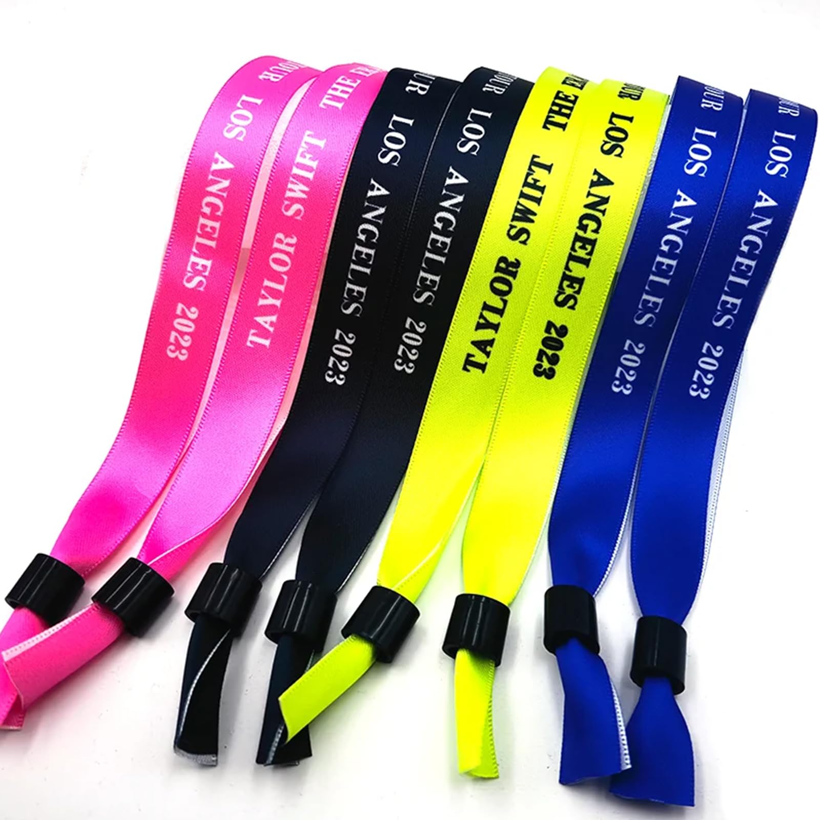 IEK Bracelet en tissus personnalisable, bracelet festival, bracelet evenementiel, ruban personnalisé, bracelet vip,bracelets pour Événements en Tissu